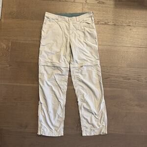 Outdoor Research Women's Khaki Hiking Pants Convertible Nylon Size Medium